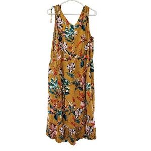 Andaway crossover hi-lo dress